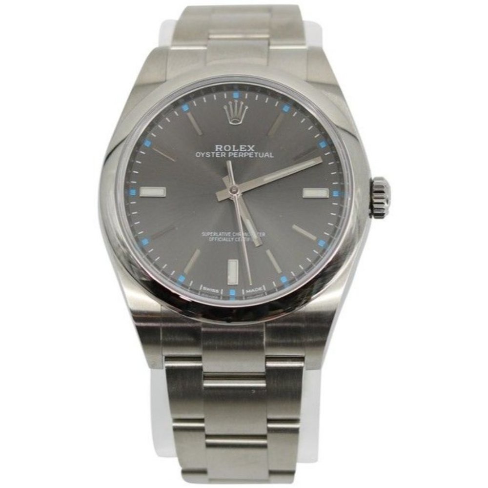 Rolex Silver Oyster Perpetual